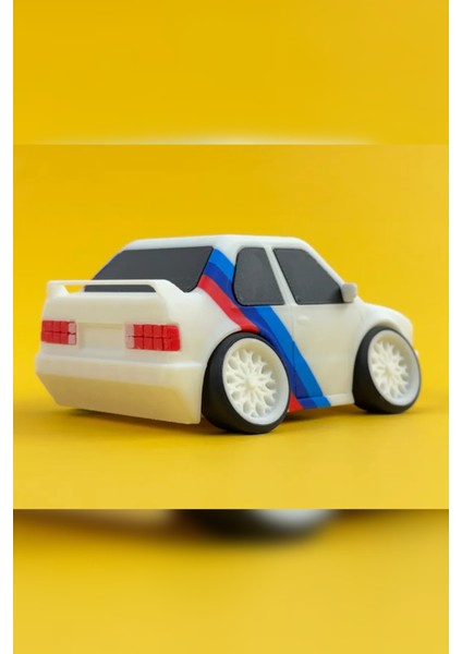 Karikatür Bmw E30 Model Araba | Koleksiyonluk Dekoratif Maket | 3D Tasarım modelleri