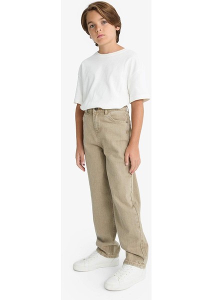 Erkek Çocuk Wide Leg Düz Paça Jean Pantolon G1633A825AU modelleri