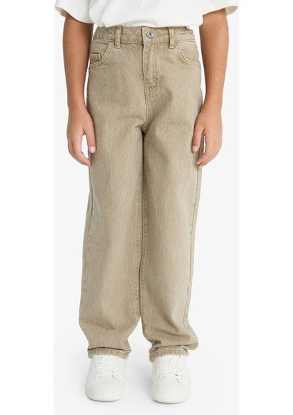 Erkek Çocuk Wide Leg Düz Paça Jean Pantolon G1633A825AU indirimleri