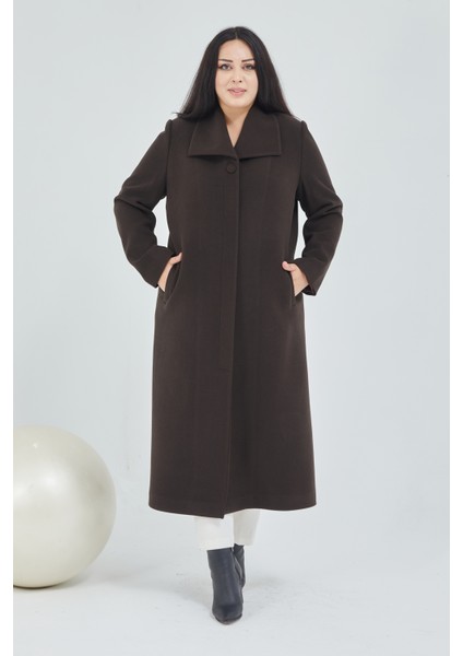 Kadın Büyük Beden Mendil Yaka Manto fırsatları