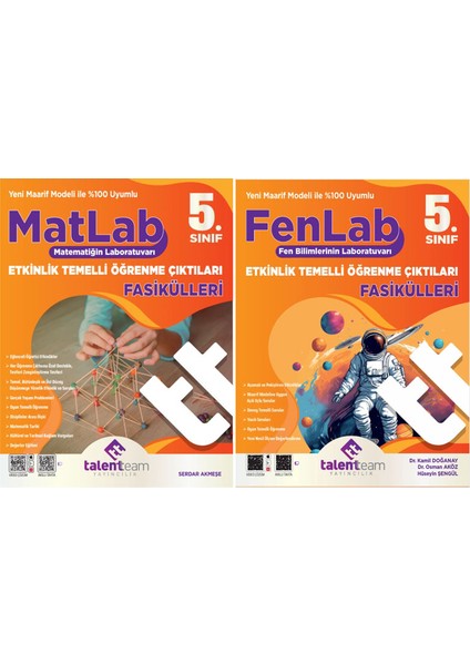5. Sınıf Lab Etkinlik Temelli Öğrenme Çıktıları Fasikülleri Matematik Fen Bilimleri Seti