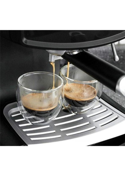 Çift Cidarlı Şeffaf Espresso Cam Bardak, 250 Ml, Dayanıklı ve Şık Tasarım fiyatları