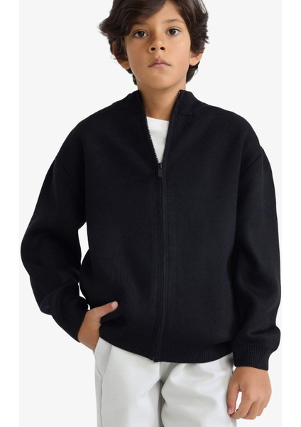 Erkek Çocuk Yarım Fermuarlı Hırka F0817A825AU