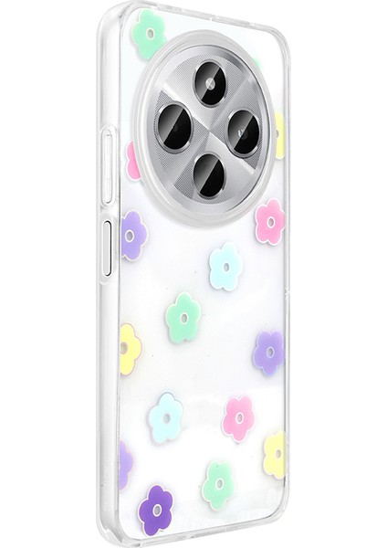 Redmi 14C 4g Kılıf Şeffaf Figürlü Zore Folk Sert Kapak - Papatya fırsatları