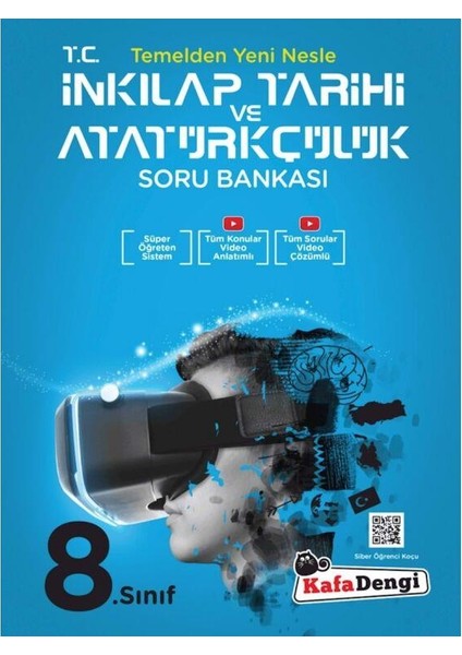 8.Sınıf T.C. İnkılap Tarihi Ve Atatürkçülük Soru Bankası (Tümü Video Çözümlü)