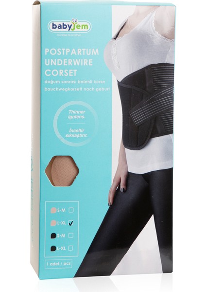 Doğum Sonrası Balenli Korse 579 Ten