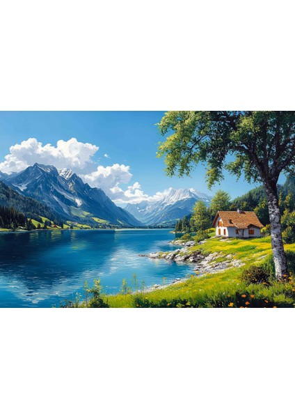 Manzara Dekoratif Kanvas Tablo