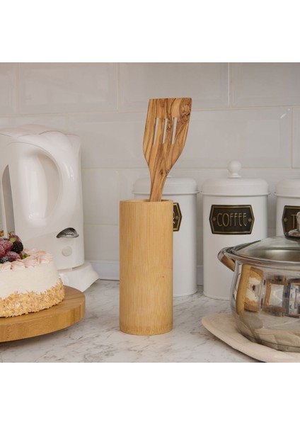 Açık Kahverengi, 30 Cm, Zeytin Ağacı Delikli Spatula, Çok Renkli, Dayanıklı ve Şık Tasarım modelleri