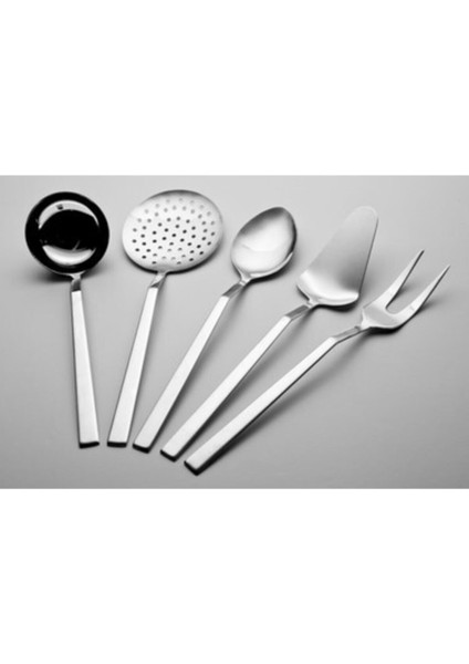 5 Parça Servis Takımı, Kepçe ve Kevgir Seti, Şık ve Kullanışlı Mutfağınız Için