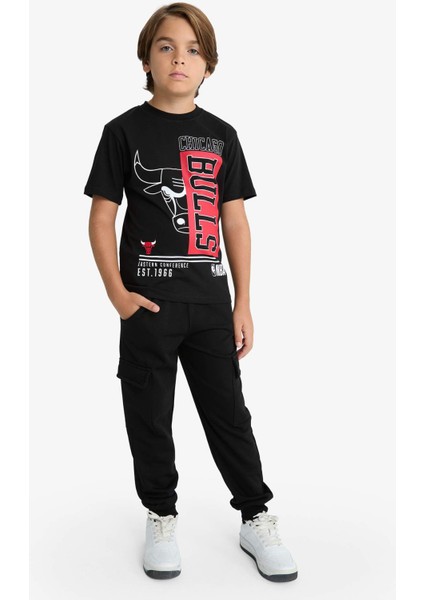 Erkek Çocuk NBA Chicago Bulls Bisiklet Yaka Kısa Kollu Tişört D9504A825AU fiyatları