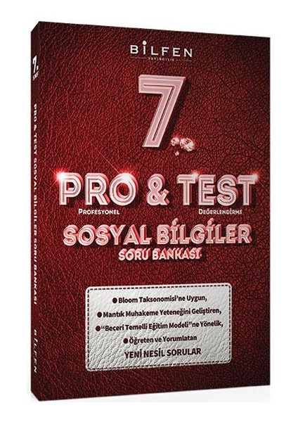 7. Sınıf Sosyal Bilgiler Pro&Test Soru Bankası