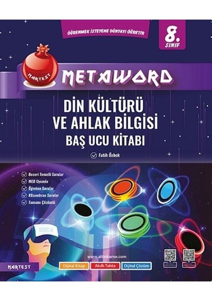 8. Sınıf Metaword Din Kültürü ve Ahlak Bilgisi Baş Ucu Kitabı