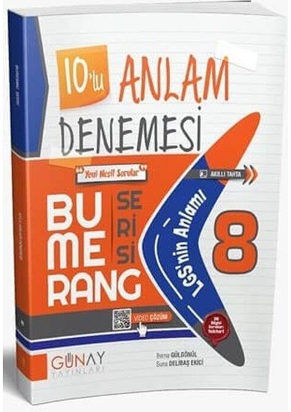 Gün&Ay Yayınları Bumerang 10'lu Anlam Denemesi