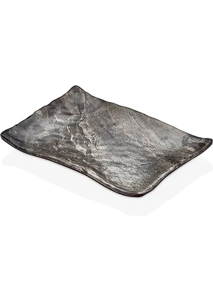 30027.JUP - Terra Jupiter 3'lü Dikdörtgen Tabak Seti 27,2X19,2 Cm, Thermoset Melamin