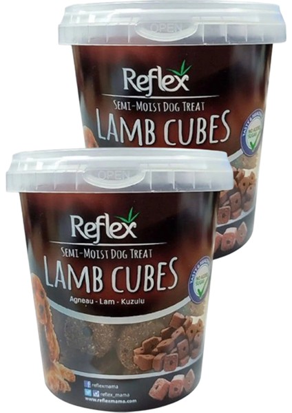 Semi Moist Kuzu Etli Küp Yetişkin Köpek Ödül Maması 500 gr Ikili Paket