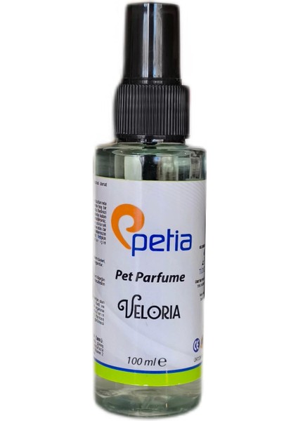 Petia Veloria Kedi Köpek Parfümü 100 ml fiyatları