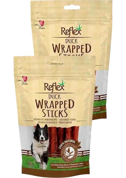 Wrapped Sticks Ördekli Köpek Ödül Çubukları 80GR Ikili Paket