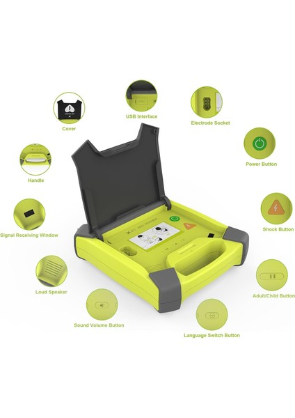 Eğitim Tipi Otomatik Eksternal Defibrilator - Eğitim Tipi Oed Cihazı - Eğitim Defibrilatorü modelleri