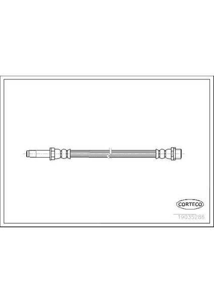 19035286 - Fren Hortumu Arka Mercedes Sprınter B906 . Vw Crafter 30-35-50