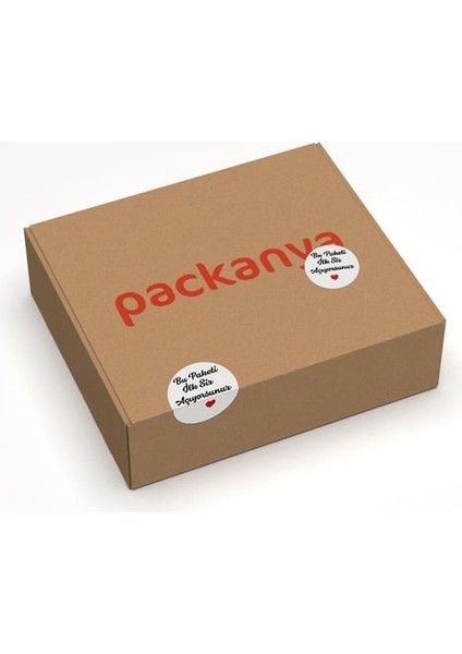 (Ilk Siz Açıyorsunuz) Baskılı Kuşe Etiket Sticker - 3,5x3,5 cm - 108 Adet modelleri