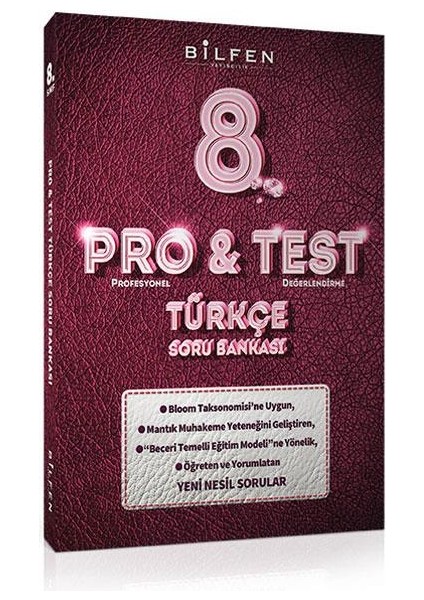 8. Sınıf Pro&Test Türkçe Soru Bankası
