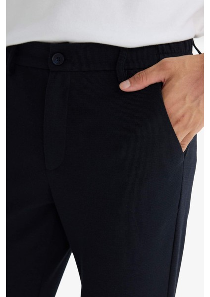 Jogger Fit Kısa Paça Penye Pantolon F0407AX25AU indirimleri
