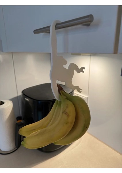 Maymun Figürlü Muz Askısı, Renkli ve Şık Mutfak Dekoru fiyatları