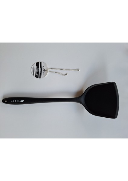 Siyah 3'lü Set: Yanmaz ve Yapışmaz Kevgir, Spatula, Kepçe, Kaliteli Mutfak Malzemeleri indirimleri