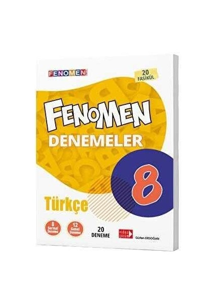 8. Sınıf Fenomen Türkçe Yeni Nesil 12 Genel Deneme 2020