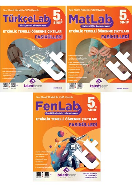 5. Sınıf Lab Etkinlik Temelli Öğrenme Çıktıları Fasikülleri Türkçe Matematik Fen Bilimleri Seti