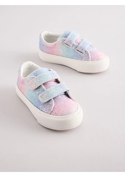 Parlak Simli Bantlı Sneaker