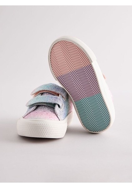 Parlak Simli Bantlı Sneaker modelleri
