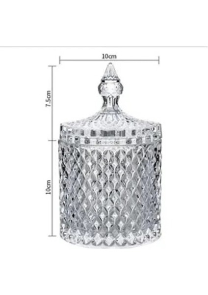 Turuncu Kesme Kapaklı Cam Şekerlik, Şık ve Kullanışlı Ev Dekoru Ürünü fiyatları