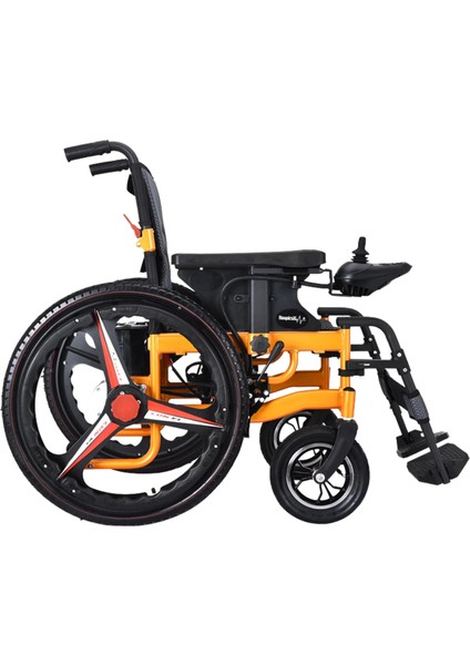 Respirox Akülü Tekerlekli Sandalye | 24" Arka Tekerlekli, Katlanabilir, Hafif Model BC-EA8009 fırsatları