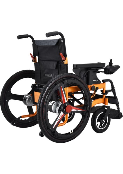 Respirox Akülü Tekerlekli Sandalye | 24" Arka Tekerlekli, Katlanabilir, Hafif Model BC-EA8009 indirimleri