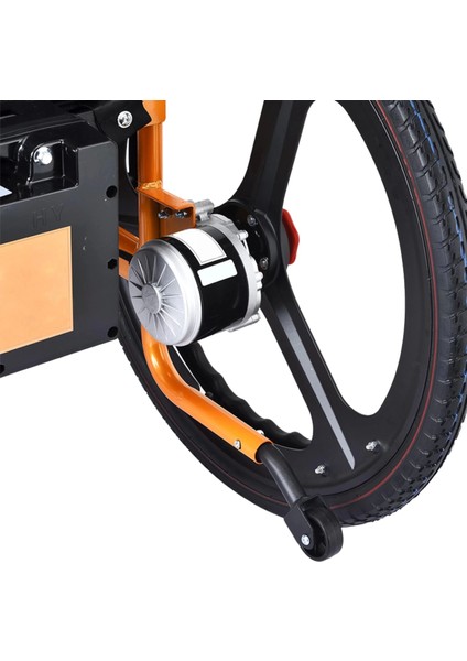 Respirox Akülü Tekerlekli Sandalye | 24" Arka Tekerlekli, Katlanabilir, Hafif Model BC-EA8009