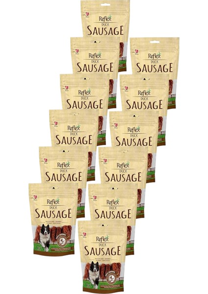 Sausage Ördekli Sosis Köpek Ödül Maması 80GR Onikili Paket