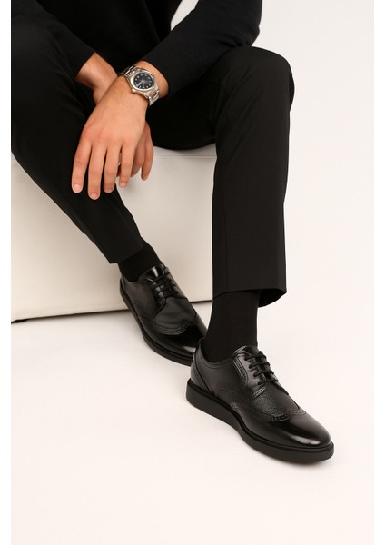 GR0388 Hakiki Rugan Deri Hafif Eva Taban Büyük Küçük Numara Damatlık Erkek Klasik Ayakkabı fiyatları