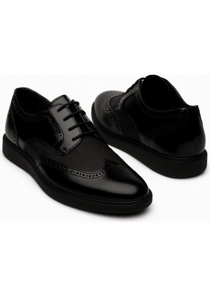 GR0388 Hakiki Rugan Deri Hafif Eva Taban Büyük Küçük Numara Damatlık Erkek Klasik Ayakkabı indirimleri