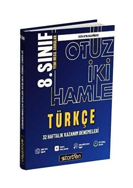 8. Sınıf Türkçe 32 Hamle Haftalık Kazanım Denemeleri