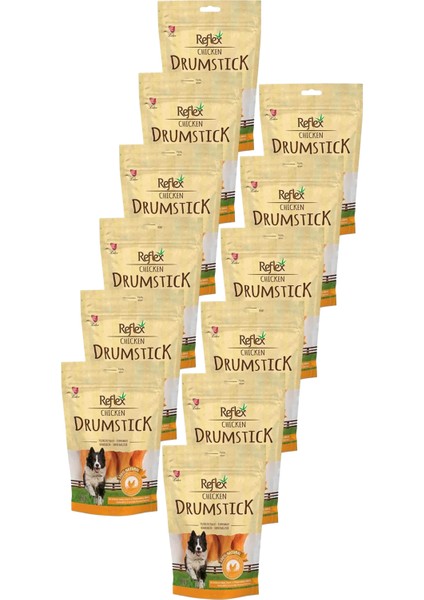 Drumstick Tavuk Baget Köpek Ödül Maması 80GR Onikili Paket