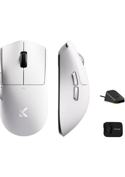 K7 Ultra Beyaz 8k Hz Paw 3950 Sensör Kablosuz Simetrik Gaming Mouse (Mc-K7-4) modelleri