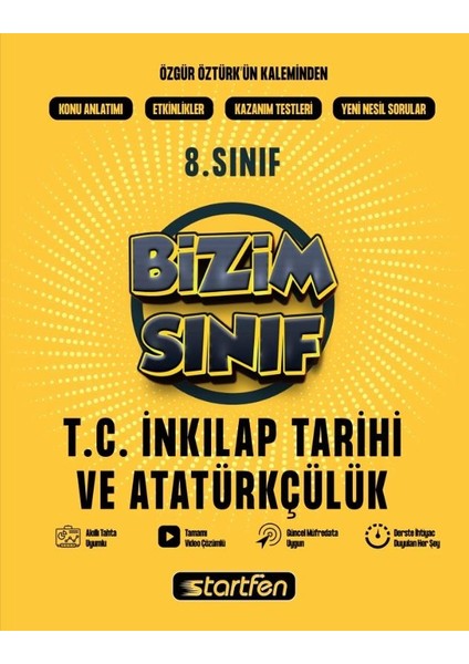 8. Sınıf T.C. İnkılap Tarihi ve Atatürkçülük Bizim Sınıf Defter