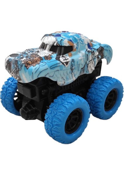 4x4 Takla Atan Çılgın Canavar Akrobat Model Dayanıklı Plastik Oyuncak Araba modelleri