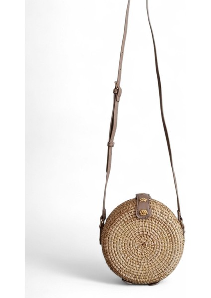 Kadın Yazlık Küçük Yuvarlak Hasır Çanta 107210410 fiyatları