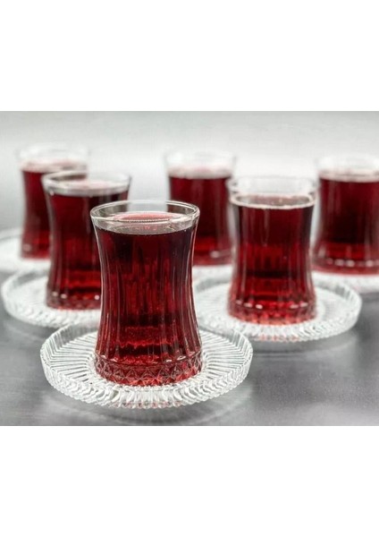 Turuncu Riva Çay Tabağı 13CM, 6'lı Set, Şık ve Kullanışlı Tasarım