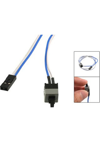 Kasa Power Butonu Kablolu - 10 Adet