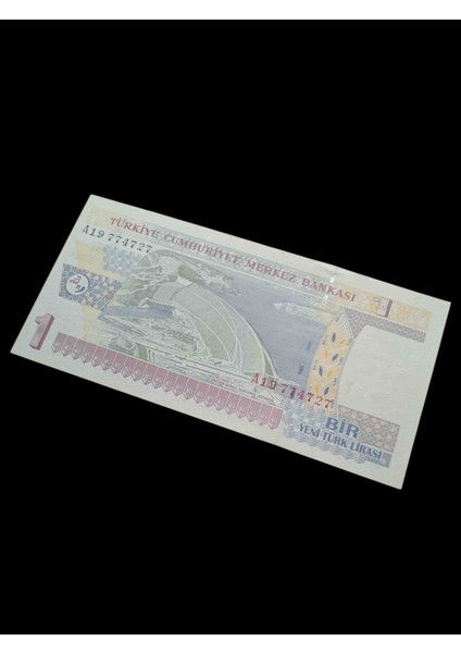 1 Yeni Türk Lirası Koleksiyon Kağıt Para Antika Darpane Hobi Hediye fiyatları
