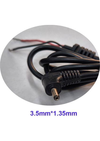3.5MMX1.35MM Uçlu Tamir Kablosu 3.5mm Ye 1.35MM Adaptör Tamir Kablosu 1m fırsatları