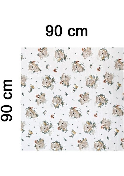 Müslin Örtü Ikili 90X90 Minicik Uçan Arabalar - Minicik Koala Sevgisi fırsatları